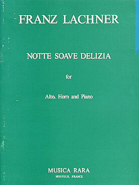 Illustration de Notte soave delizia pour alto, cor et piano