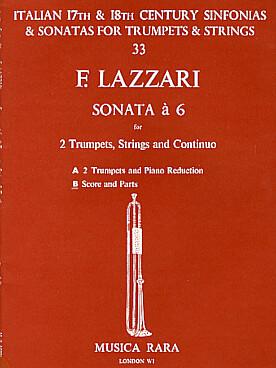 Illustration de Sonata à 6 pour 2 trompettes, cordes et basse continue