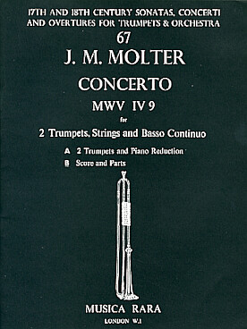 Illustration de Concerto MWV IV:9 en ré M pour 2 trompettes, cordes et basse continue