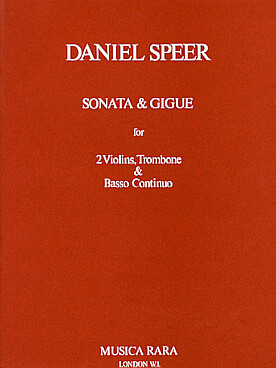 Illustration de Sonata et gigue pour 2 violons, trombone et basse continue