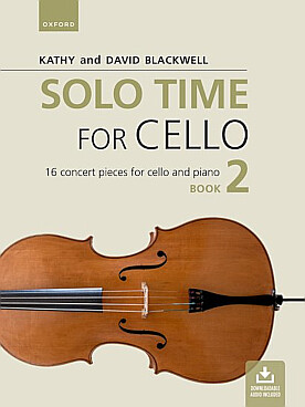 Illustration de SOLO TIME for cello - Vol. 2 : 16 morceaux dans des styles variés du baroque au contemporain