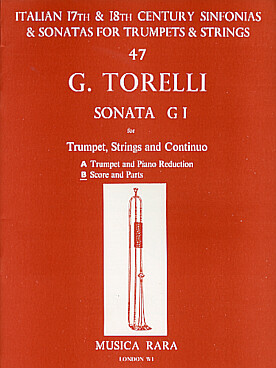 Illustration de Sonate G1 en ré M pour trompette, cordes et basse continue