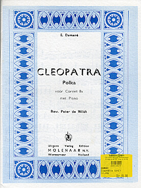 Illustration de Cleopatra, polka pour cornets si b et piano   