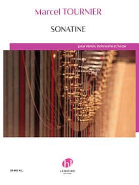 Illustration de Sonatine op. 30 pour violon, violoncelle et harpe