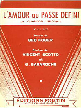 Illustration de L'Amour au passé défini (ou chanson indéfinie, P/V/G)