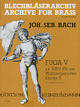 Illustration bach js fugue n° 5 bwv 874