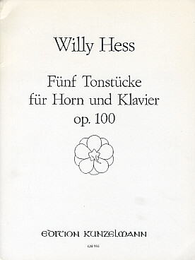 Illustration de 5 Tonstücke op. 100