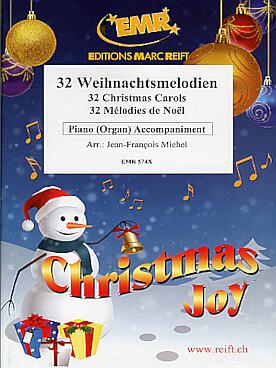 Illustration de 32 mélodies de Noël - partie d'accompagnement piano