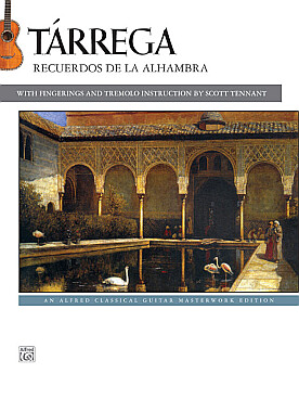 Illustration tarrega recuerdos de la alhambra