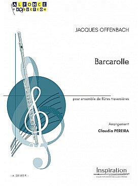 Illustration de Barcarolle pour ensemble de flûtes