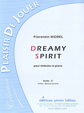 Illustration de Dreamy spirit pour timbales et piano