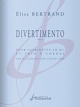 Illustration bertrand divertimento op. 15