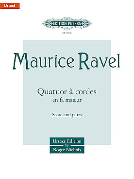 Illustration ravel quatuor a cordes en fa maj