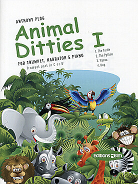 Illustration de Animal ditties pour trompette, narrateur et piano - I