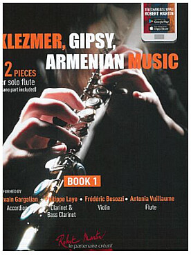 Illustration de KLEZMER, GIPSY, ARMENIAN MUSIC - Vol. 1 : 12 pièces