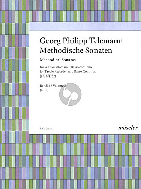Illustration telemann sonates methodiques vol. 2
