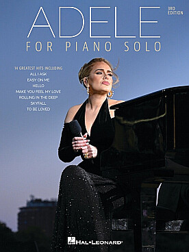 Illustration adele piano solo