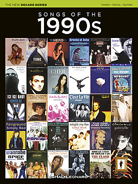 Illustration new decades series songs of the 1990's