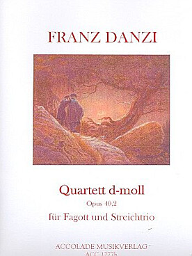 Illustration danzi quatuor avec basson op. 40 n° 2