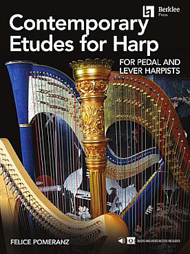 Illustration de Contemporary etudes for harp