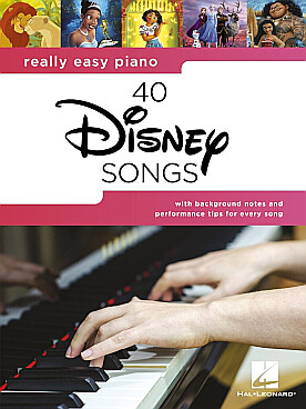 Illustration de REALLY EASY PIANO - 40 Disney songs (P/V)