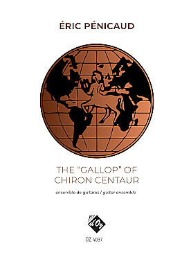 Illustration penicaud the "gallop" of chiron centaur