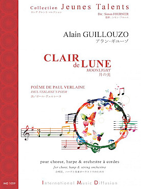 Illustration de Clair de lune pour chœur, harpe et orchestre à cordes