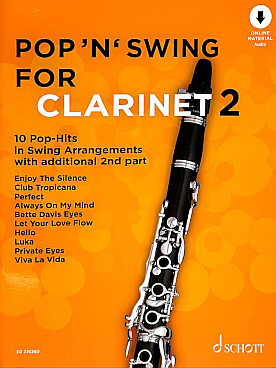 Illustration de POP'N'SWING for clarinet, 10 pop hits - Vol. 2