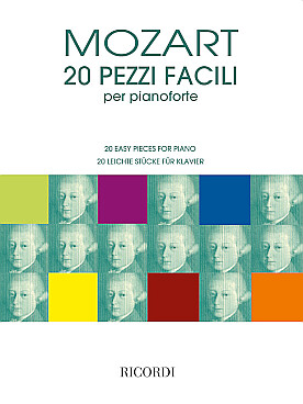 Illustration mozart : 20 pieces faciles