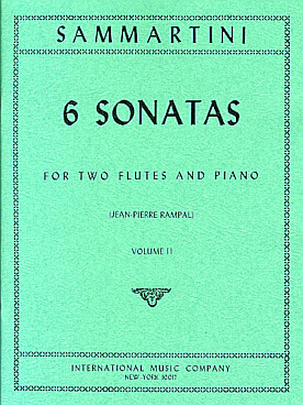 Illustration de 6 Sonates pour flûte et basse continue - Vol. 2 : N° 4 à 6