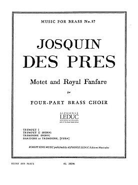 Illustration de Motet and royal fanfare