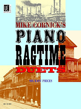 Illustration de PIANO RAGTIME DUETS, six easy pieces