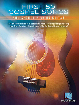 Illustration de FIRST 50 GOSPEL songs you should play on - Guitar
