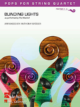 Illustration de BLINDING LIGHTS pour quatuor V1/V2/Va/Vc ou V1/V2/V3/Vc