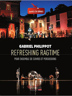 Illustration de Refreshing ragtime pour ensemble de cuivres et percussions