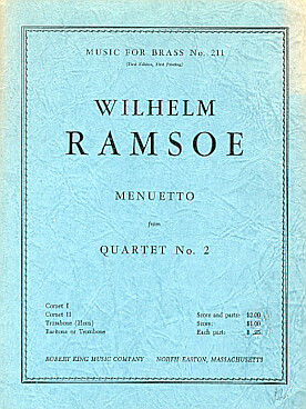 Illustration ramsoe menuetto from quartet n° 2