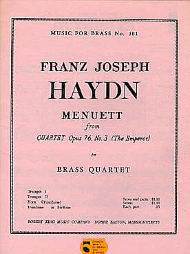 Illustration haydn menuet op. 76/3 (the emperor)