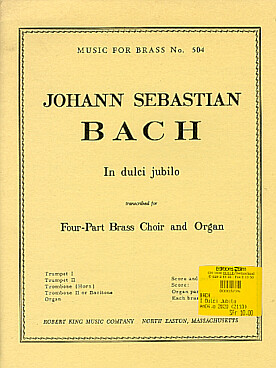 Illustration bach js in dulci jubilo