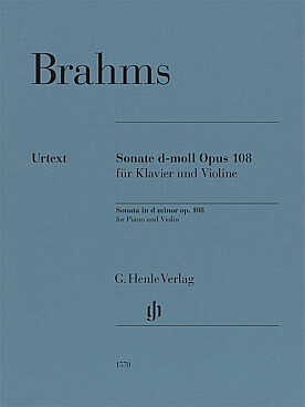 Illustration brahms sonate op. 108 en re min