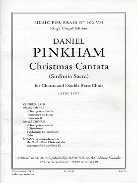 Illustration de Christmas cantata (SATB/orgue)