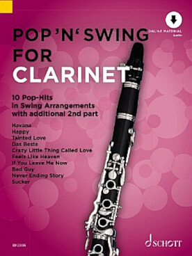 Illustration de POP'N'SWING for clarinet, 10 pop hits - Vol. 1