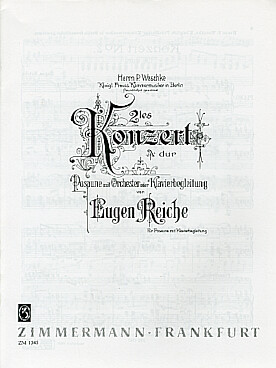 Illustration de Concerto en la M pour trombone et orchestre, réd.  piano