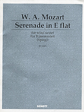 Illustration mozart serenade en mi b maj