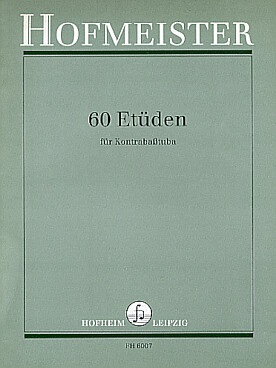 Illustration de 60 ETUDEN FUR KONTRABASSTUBA 