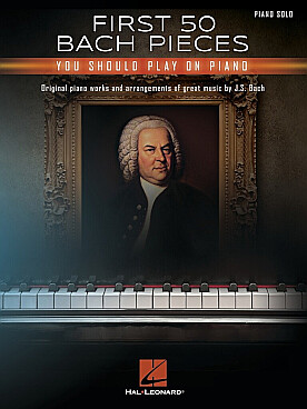 Illustration first 50 bach pieces you should play on