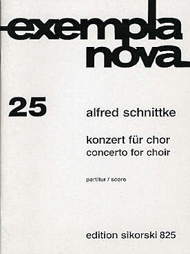 Illustration de Concerto for choir