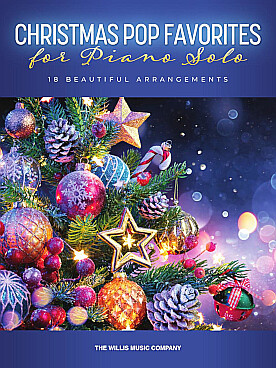 Illustration christmas pop favorites for piano