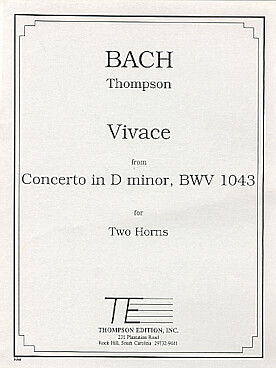 Illustration bach js vivace concerto re min bwv 1043