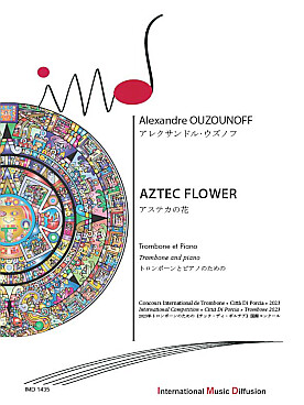 Illustration ouzounoff aztec flower