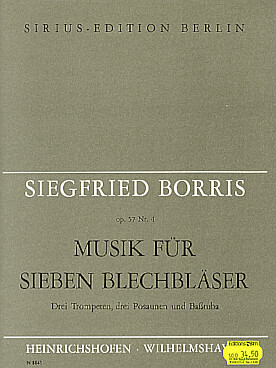 Illustration de Musik für sieben Blechbläser op. 57/4